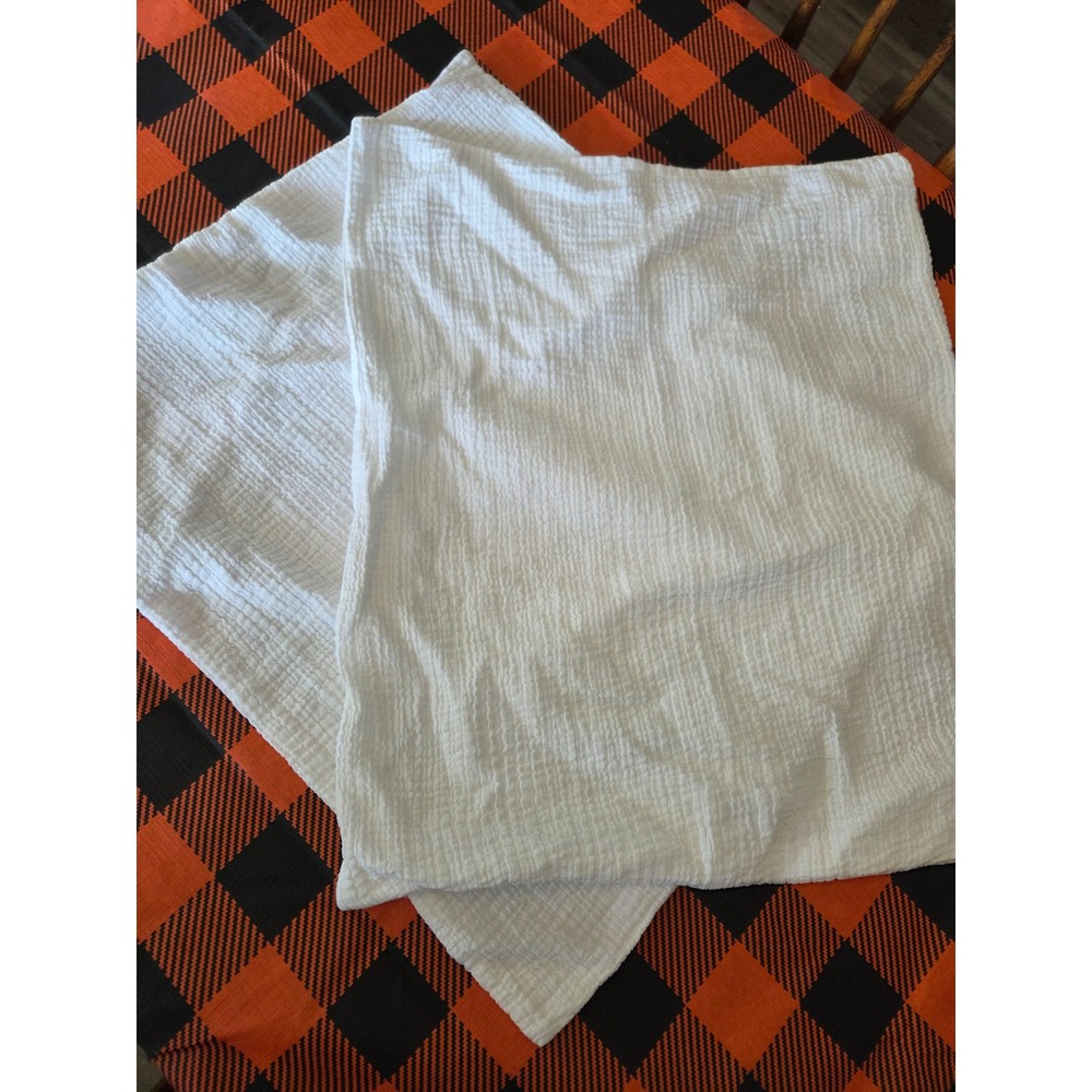 Project 62 Nate Berkus White Waffle Weave Square Pillow Covers Set of 2